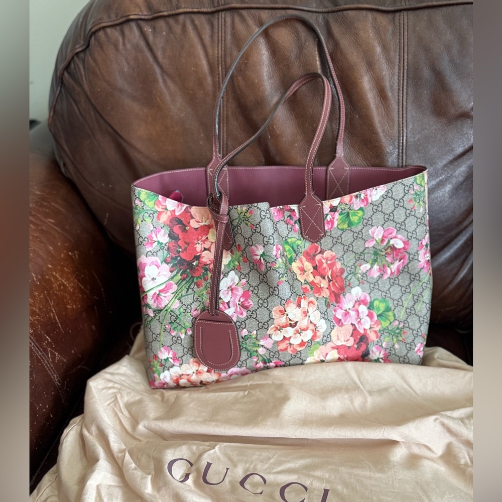 Gucci Blooms Reversible Tote Bag